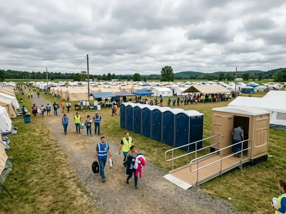 disaster-relief-camp-restrooms-010 — frequently asked questions, Dumpster & Portable Bathrooms Rental in Midway South, TX